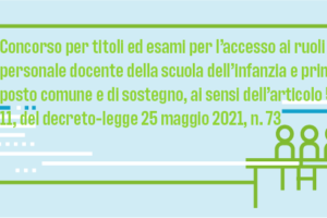 Concorso per titoli ed esami per l'accesso ai ruoli del personale docente  della scuola secondaria di primo e di secondo grado su posto comune e di  sostegno 2023 – Ufficio Scolastico Regionale